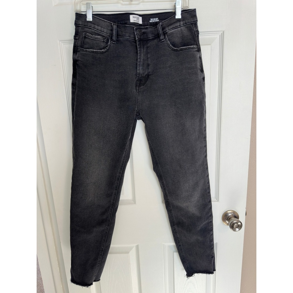 Kensie Jeans - Black/Charcoal wash- The Kelsey - High‎ Rise Skinny Size 10/30